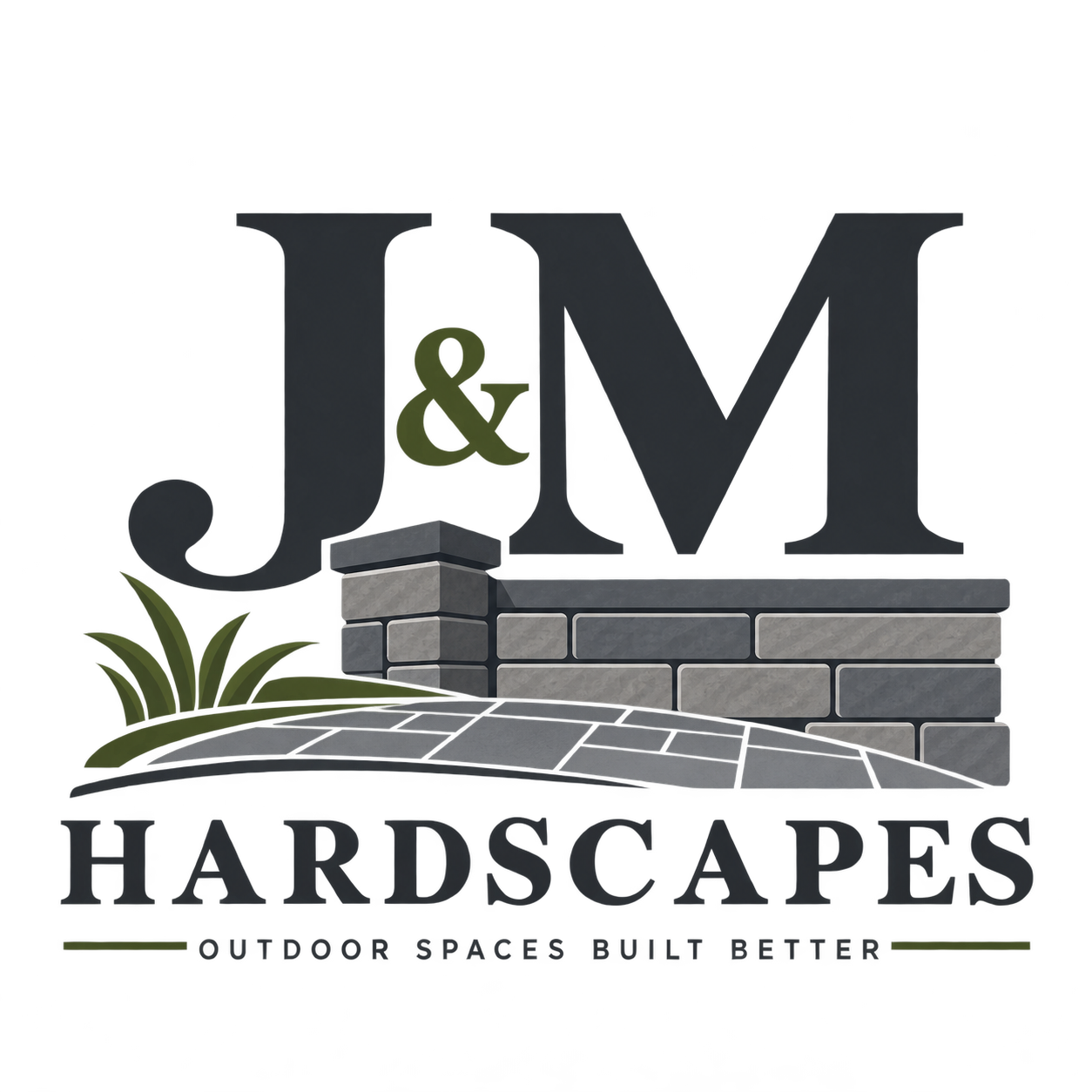 J&M Hardscapes logo
